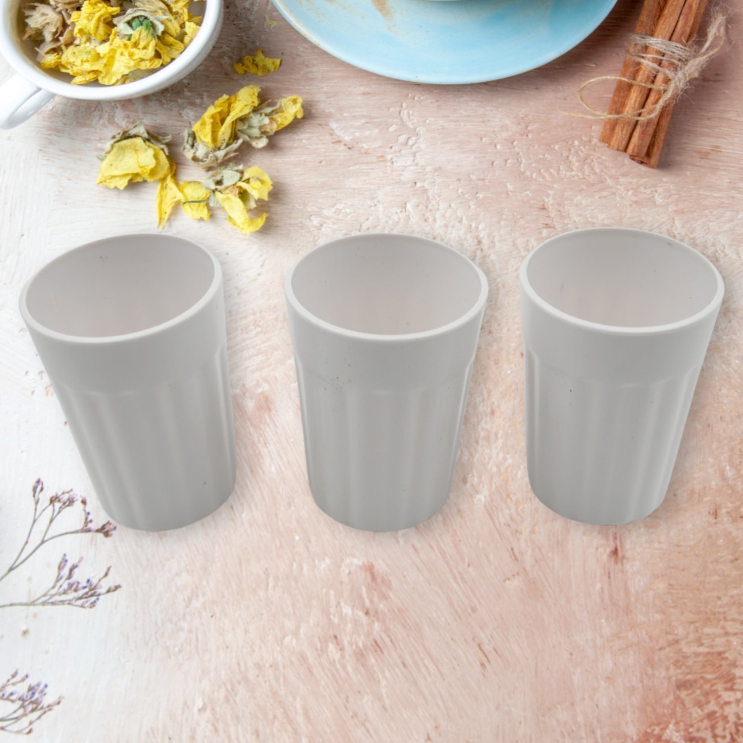 5719 Small Plastic Coffee / Tea Cups Reusable Plastic Cup Mug Lightweight Microwavable Dishwasher Safe Unbreakable Camping Coffee Mugs for Tea Milk Water Juice Tea (3 Pcs Set) 5719 Small Plastic Coffee / Tea Cups Reusable Plastic Cup Mug Lightweight Microwavable Dishwasher Safe Unbreakable Camping Coffee Mugs for Tea Milk Water Juice Tea (3 Pcs Set)